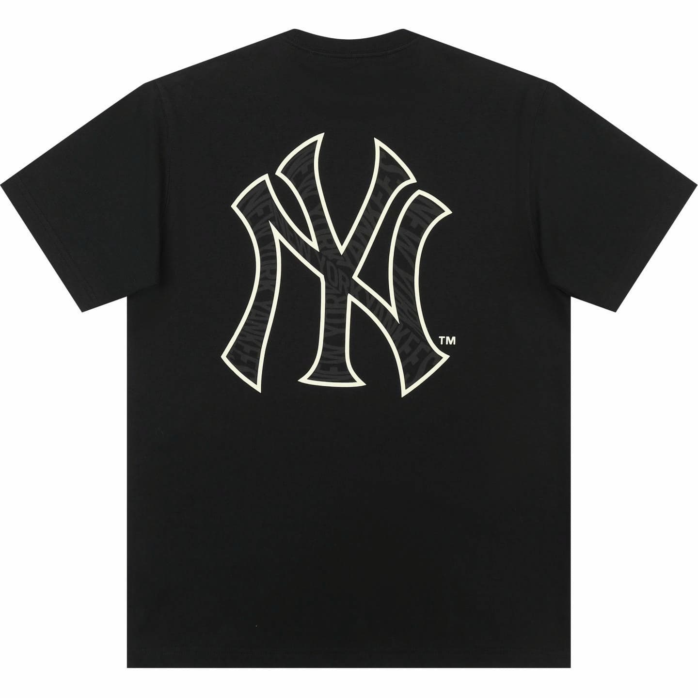 New Era x MLB Yankees Logo Tee Black