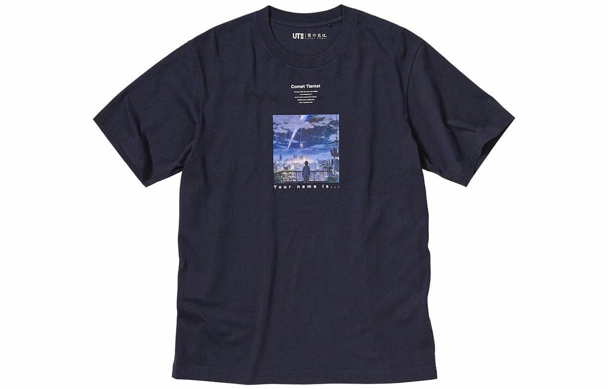 UNIQLO x Makoto Shinkai SS23 Navy T-Shirt