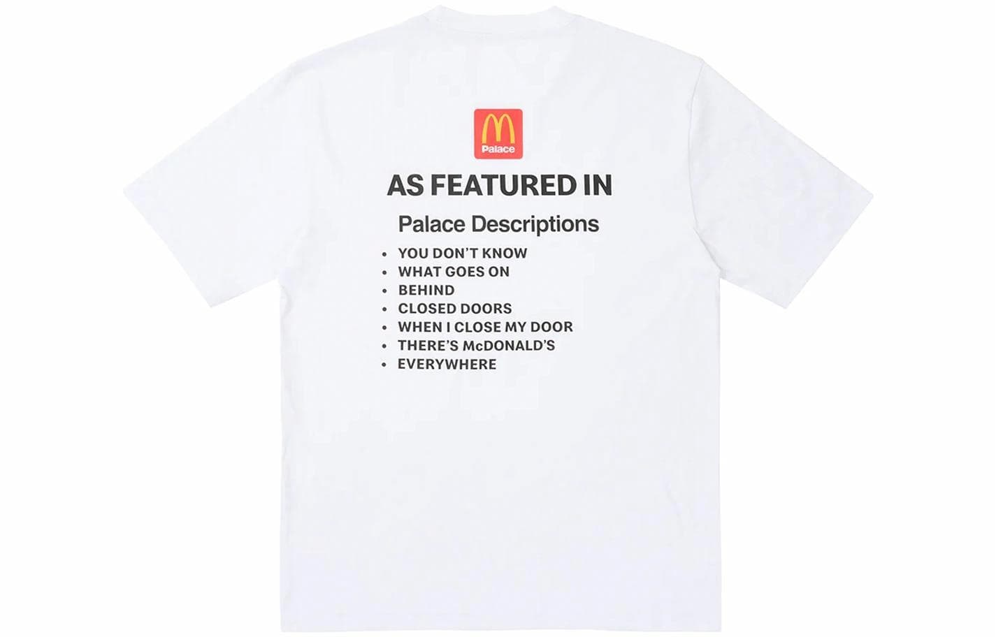 PALACE x McDonald's FW23 Description T-Shirt