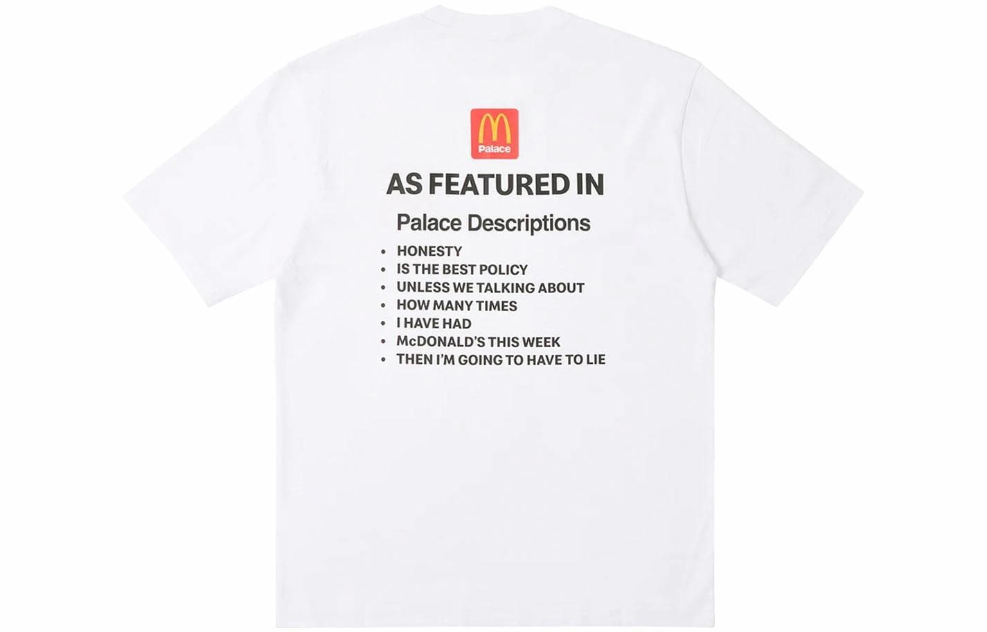 PALACE x McDonald's FW23 Description T-Shirt