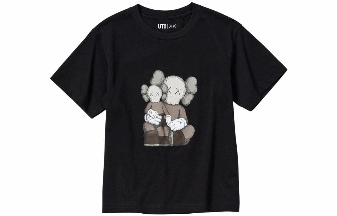 UNIQLO x KAWS SS23 Black T-Shirt