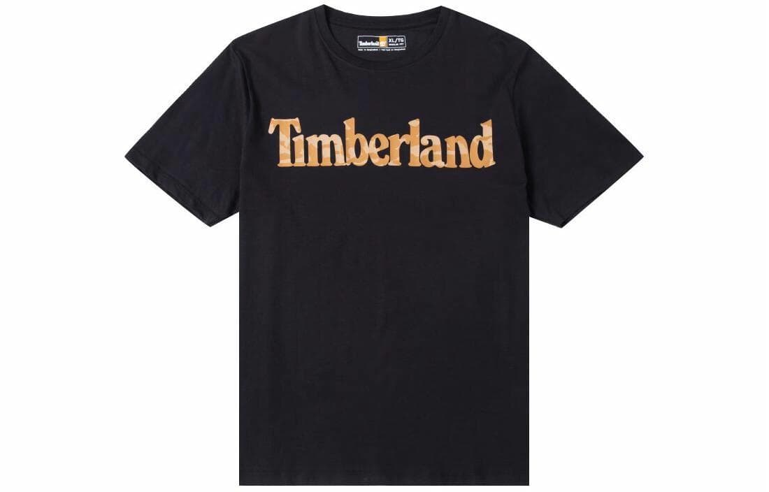 Timberland Letter Loose Crew Tee Black