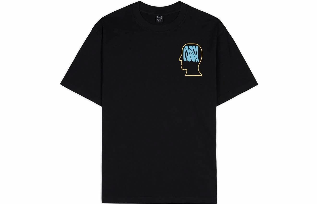Brain Dead FW23 THE NOW MOVEMENT T-SHIRT - BLACK T
