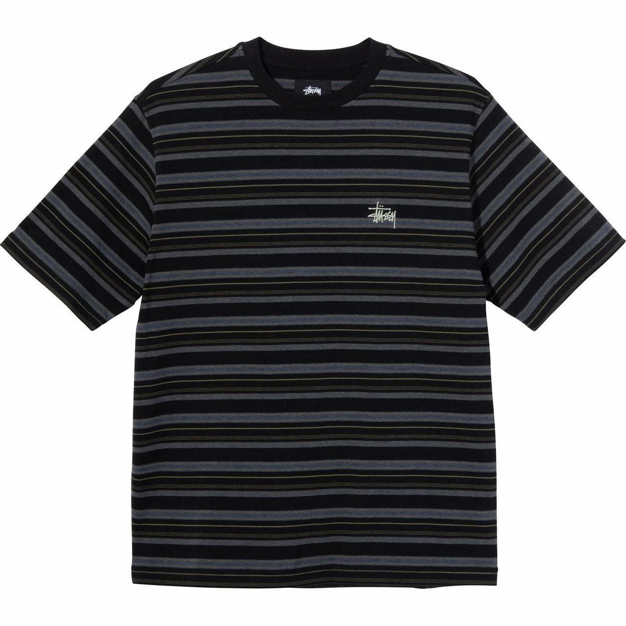 Stussy Retro Loose Stripe Crew Tee