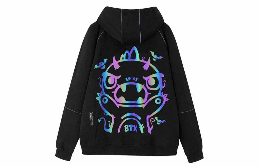 BTK Reflective Demon Monster Hoodie