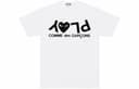 CDG Play Logo T-Shirt White