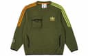 adidas x PALACE Striped Logo Crewneck Sweatshirt Green