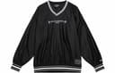 Mitchell & Ness x mastermind Striped V-Neck Sweatshirt Black