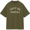 Fear of God Essentials Jersey Crewneck Tee Military