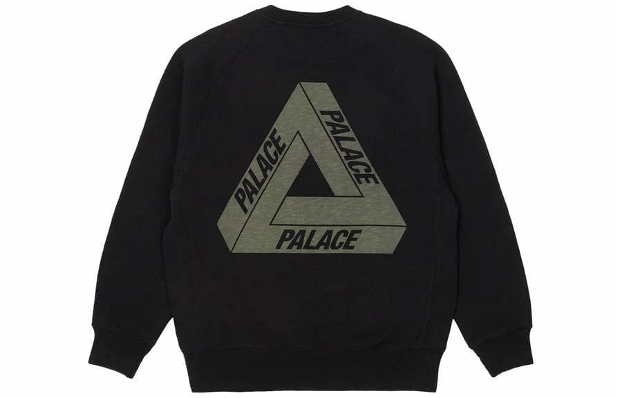 Palace Tri-Ferg Slub Crew Black