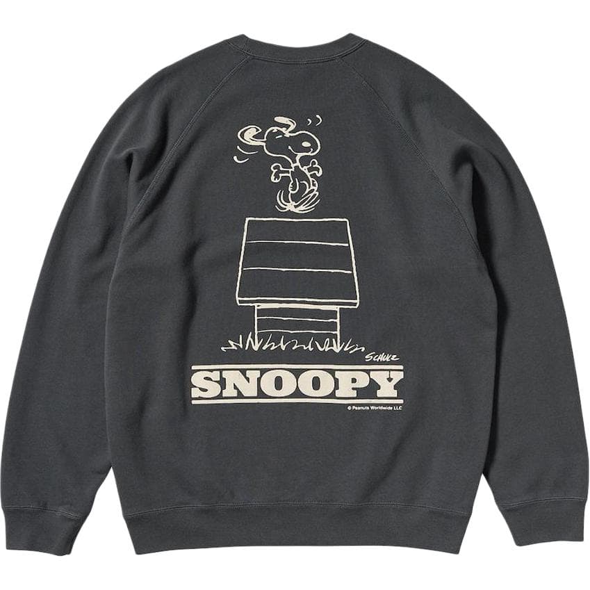 UNIQLO x PEANUTS Crew Neck Sweatshirt Dark Gray