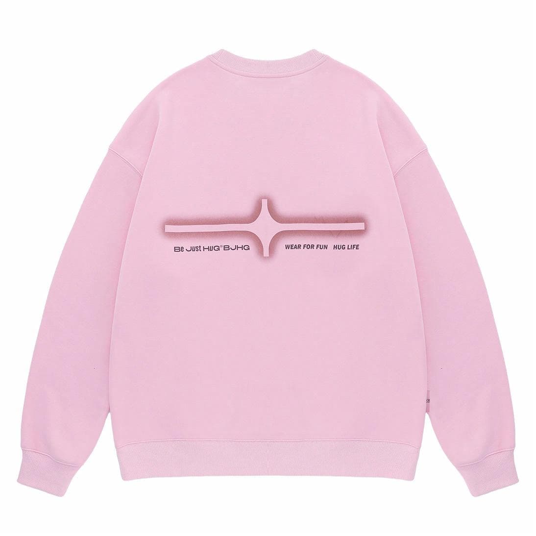 BJHG Lucky Star Knit Fleece Sweatshirt