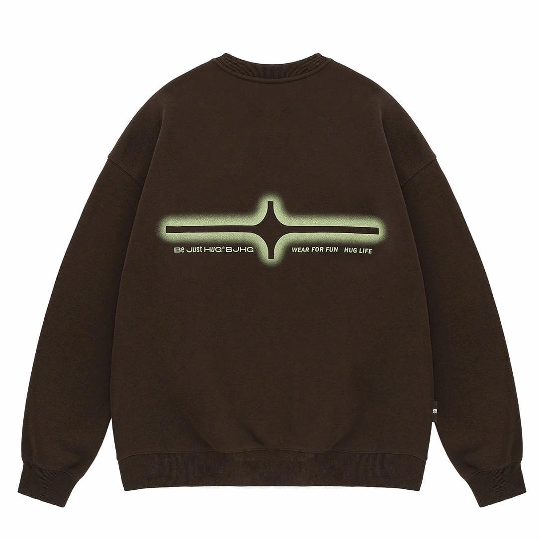 BJHG Lucky Star Knit Fleece Sweatshirt