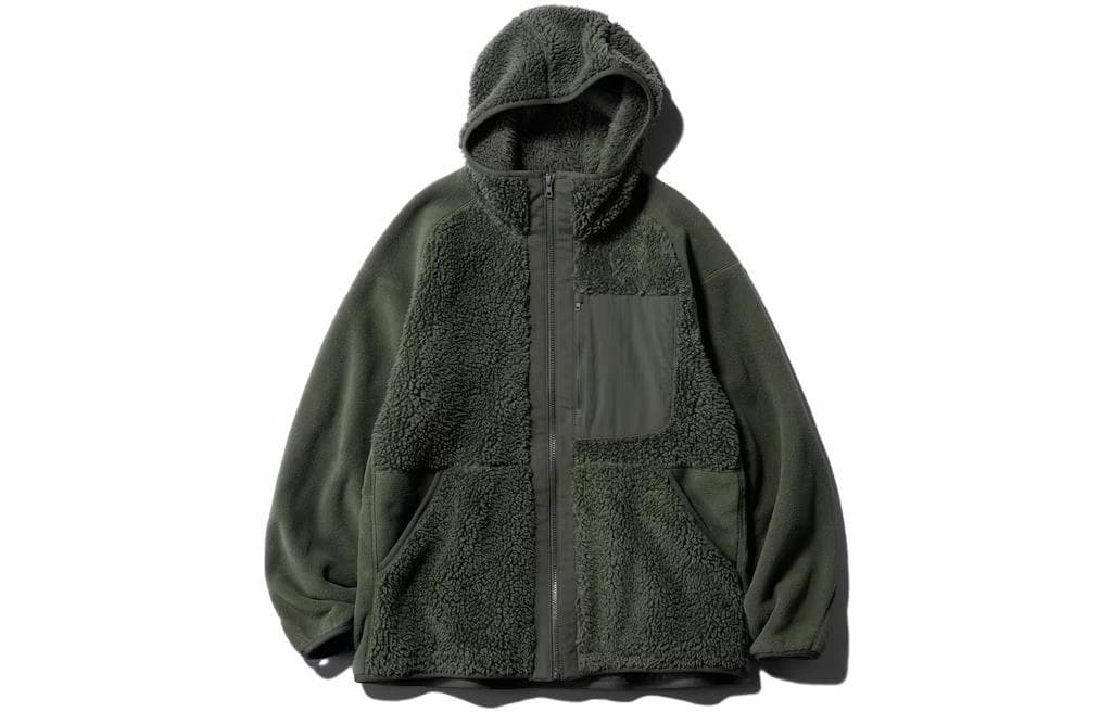 UNIQLO x White Mountaineering FW23 Fleece Hoodie