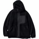 UNIQLO x White Mountaineering FW23 Fleece Jacket Black