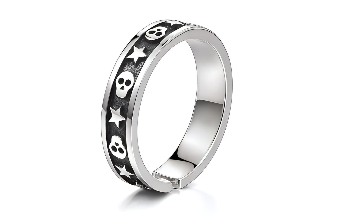 IDEAGEMER Skull Ring