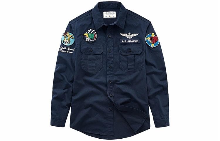 VIP Embroidered Badge Long Sleeve Shirt