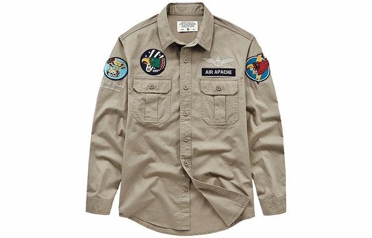 VIP Embroidered Badge Long Sleeve Shirt