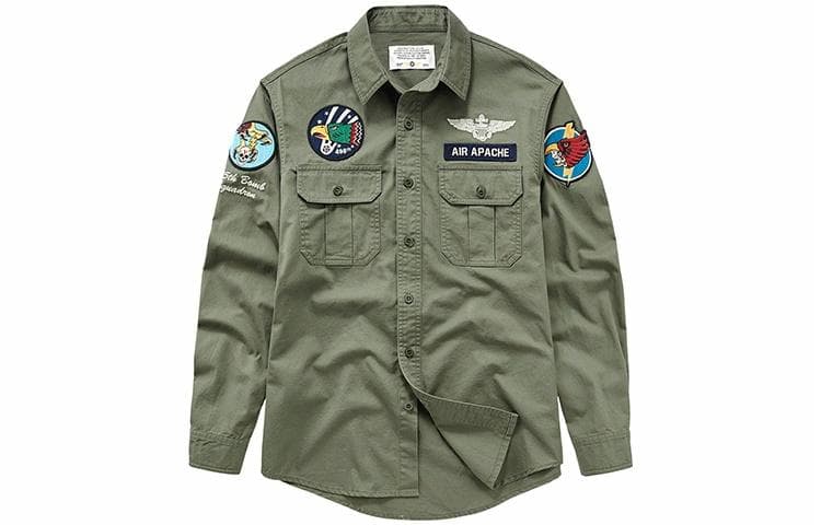 VIP Embroidered Badge Long Sleeve Shirt