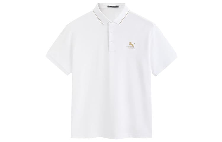 PEACEBIRD MEN Logo Embroidered Polo Shirt