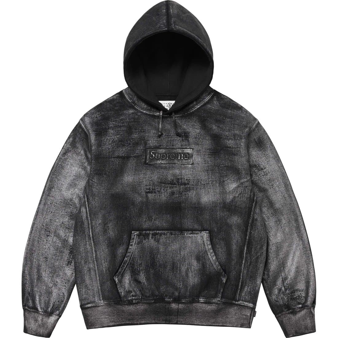Supreme x MM6 Maison Margiela Foil Box Logo Sweatshirt