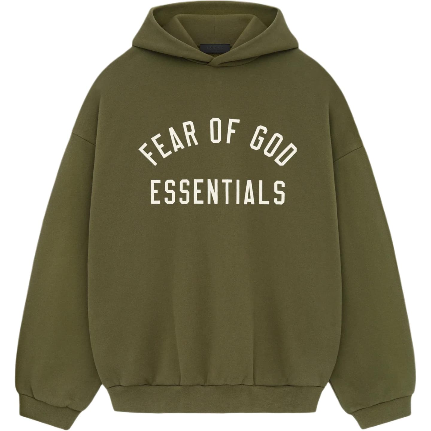 Fear of God Essentials Fleece Hoodie Military