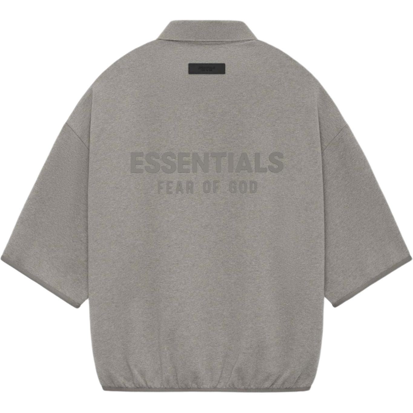 Fear of God Essentials Heather Grey Polo