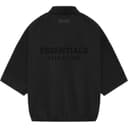 Fear of God Essentials 3/4 Sleeve Polo Black