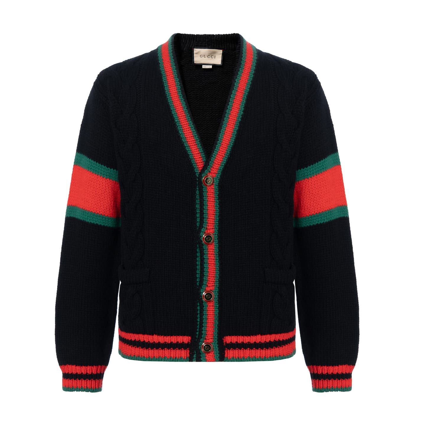 Gucci V-Neck Knit Sweater