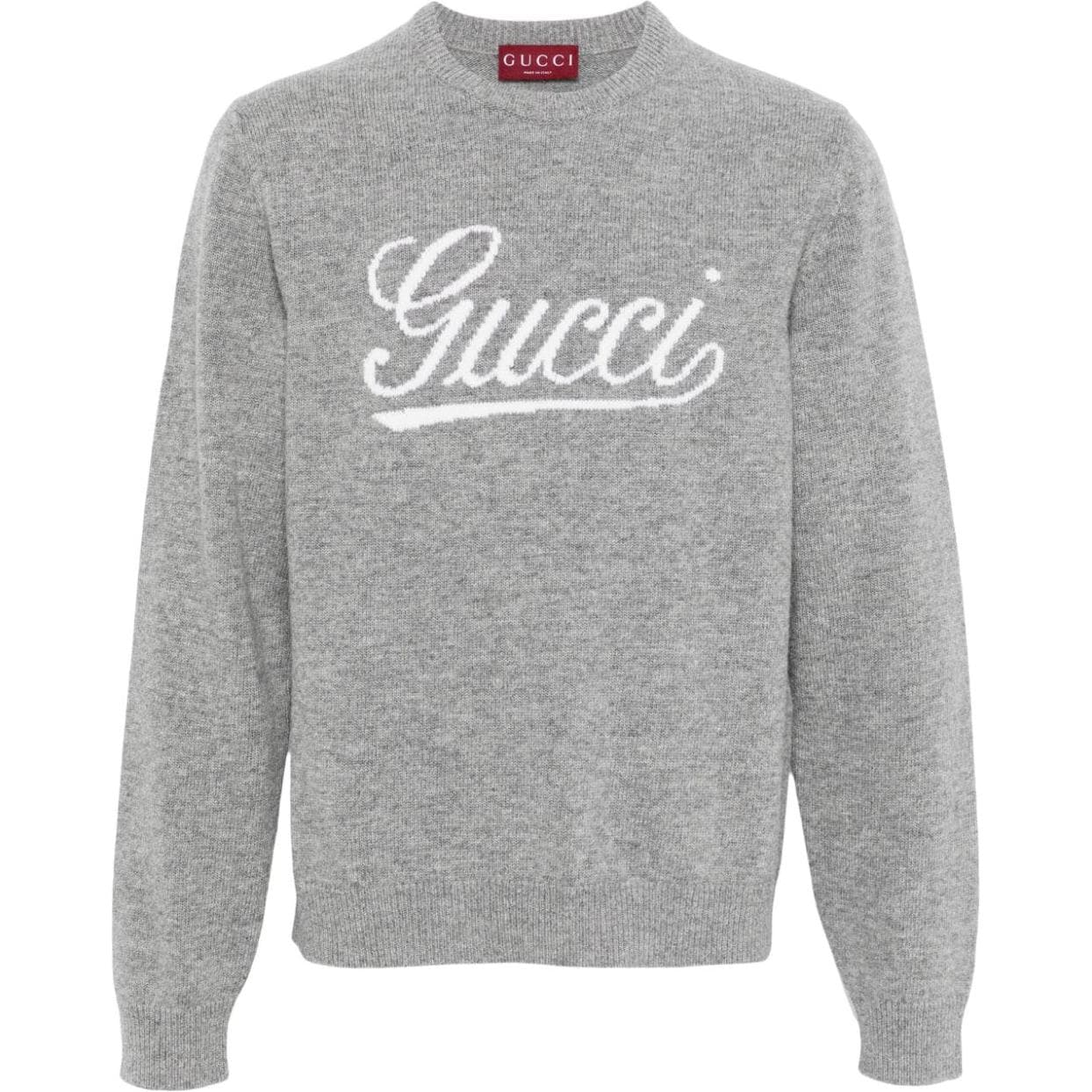 Gucci Logo Embroidered Crewneck Sweater