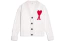 AMIPARIS V-Neck Wool Sweater Off-White