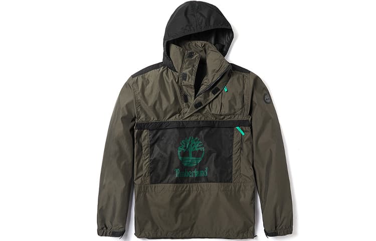 Timberland Colorblock Pocket Hoodie Pullover Jacket