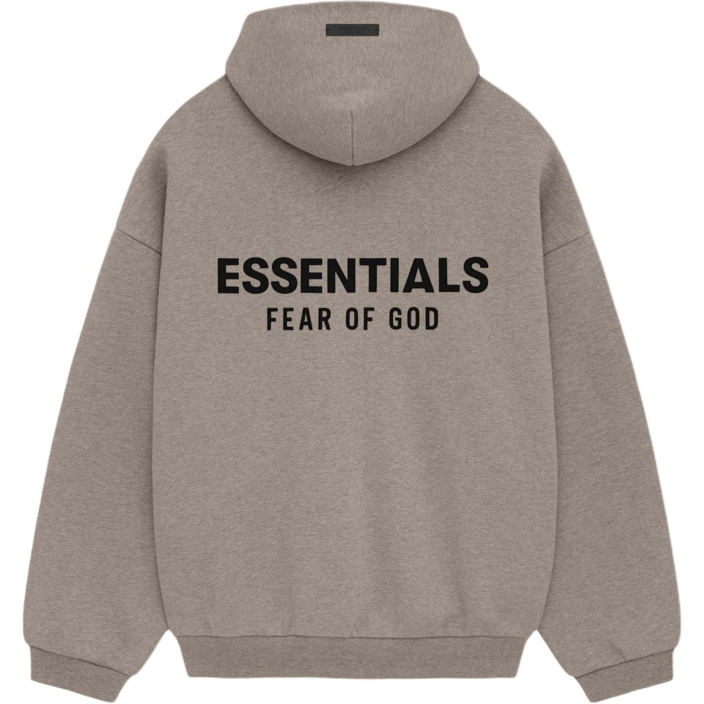 Fear of God Essentials FW24 Holiday Core Hoodie Deep Fog Grey