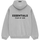 Fear of God Essentials FW24 Holiday Core Hoodie Light Mist Grey