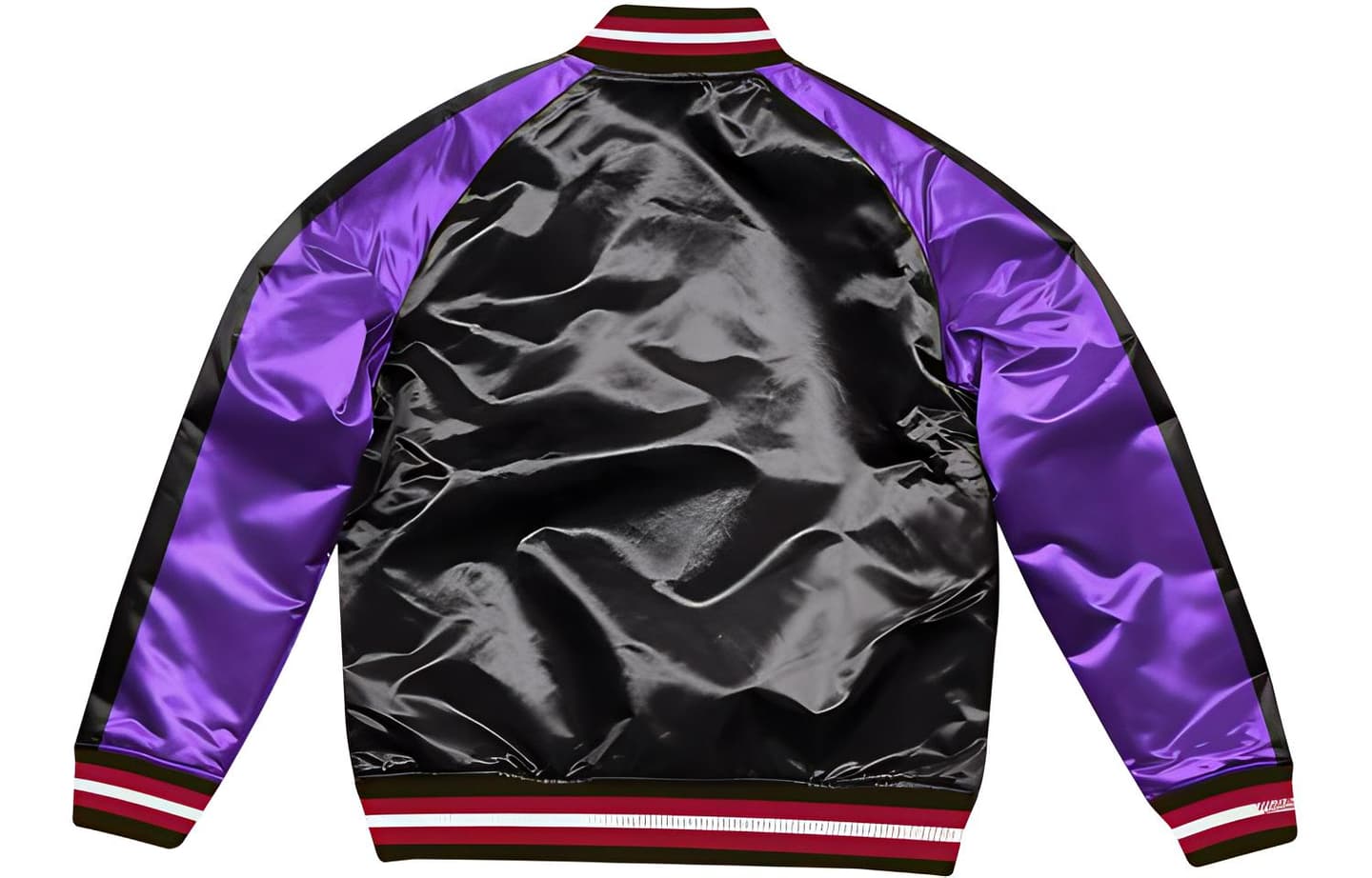 Mitchell & Ness Retro Satin Jacket Black