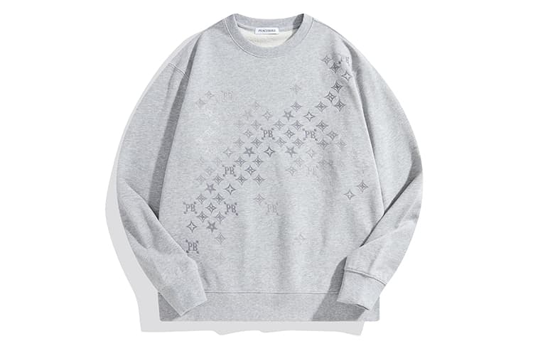 PEACEBIRD MEN Star Print Sweatshirt