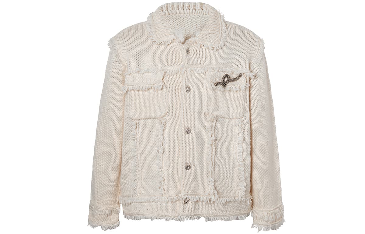 ROCAWEAR SS24 Rhinestone Tassel Cardigan