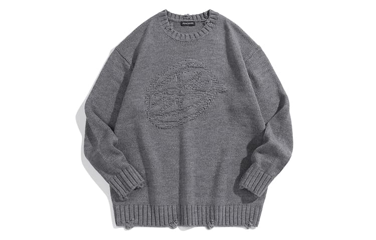 PEACEBIRD MEN Wasteland Embroidered Sweater