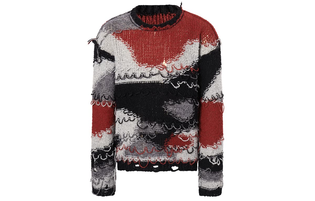 ROCAWEAR SS25 Irregular Texture Tassel Pullover