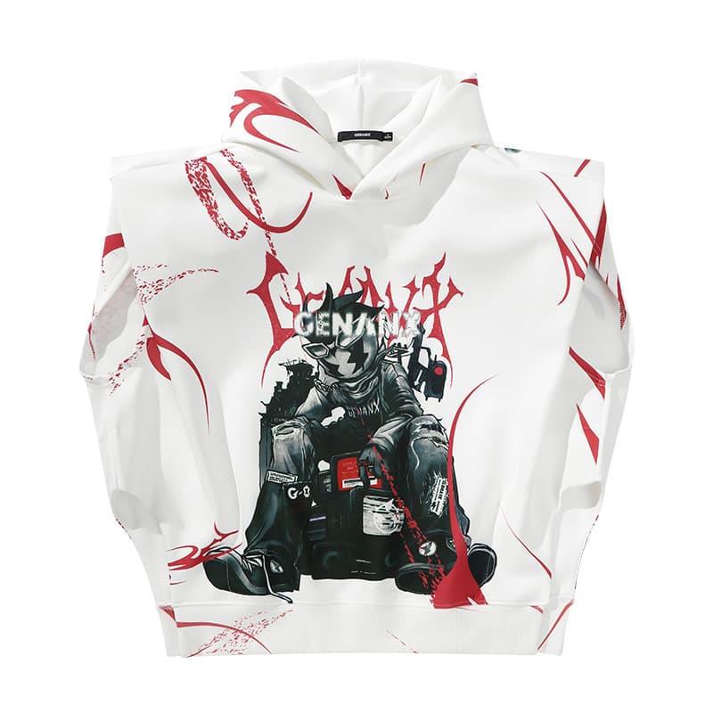 GENANX Lightning Hoodie Vest