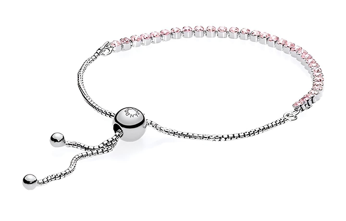 Pandora 925 Silver Bracelet Pink