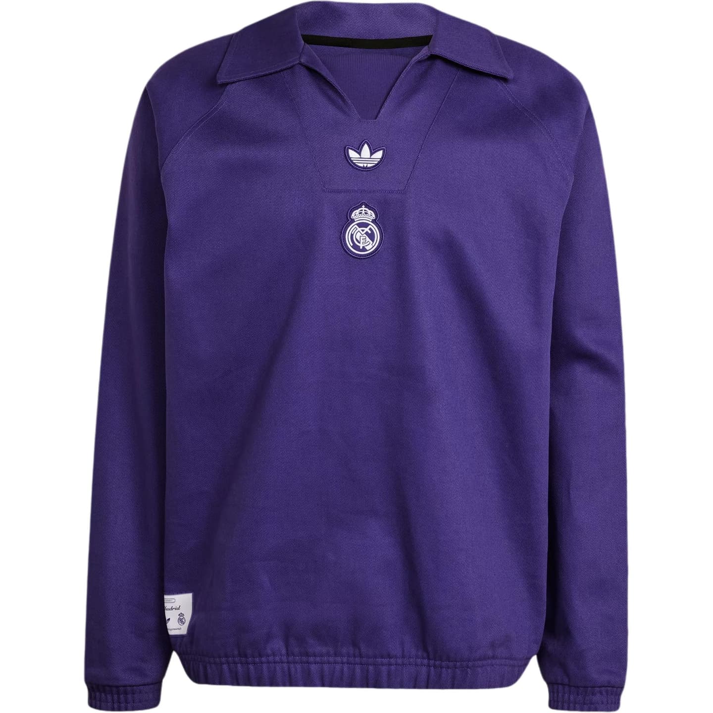 adidas originals SS25 Real Madrid Terrace Icons Drill Top logo