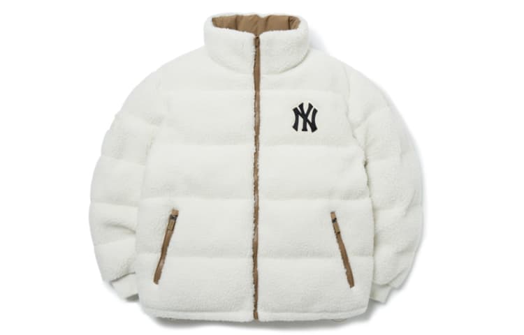 MLB Reversible Puffer Jacket White