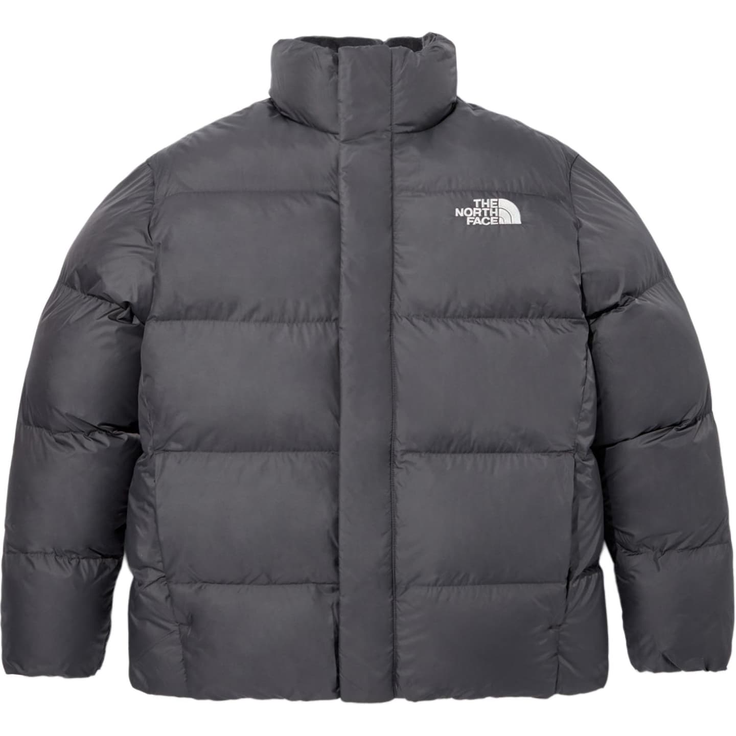 The North Face Logo Print Zip Jacket Black