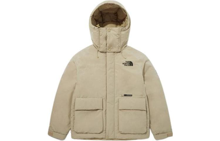 The North Face Logo Zip Hoodie Khaki