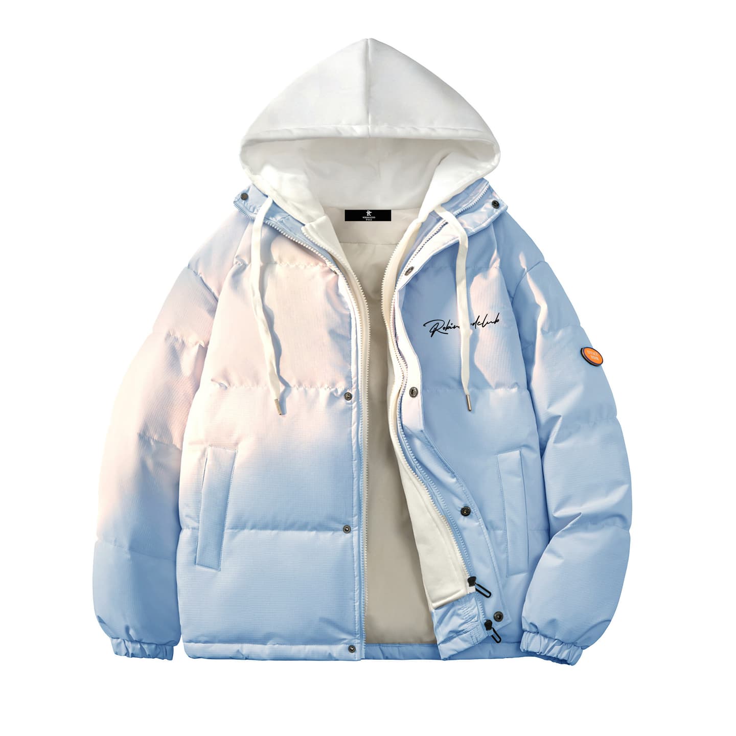 ROBINHOOD Vintage Signature Hoodie Down Jacket