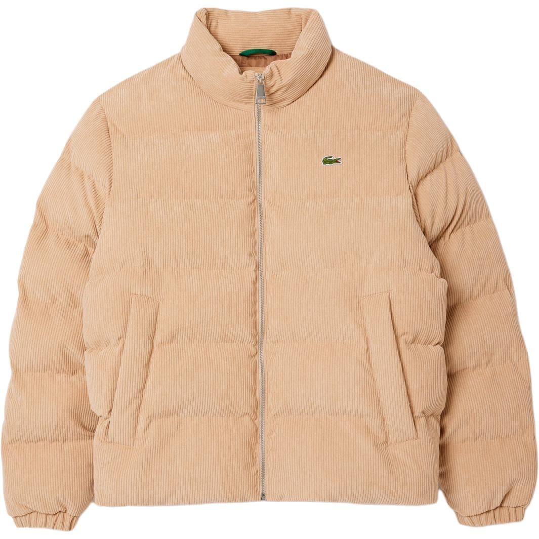 Lacoste Corduroy Zip Jacket Beige