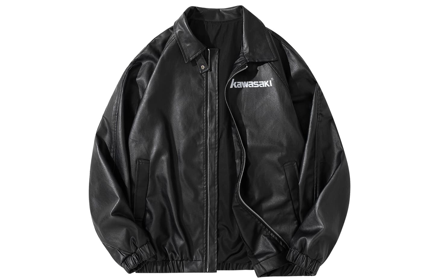 Kawasaki PU Leather Jacket