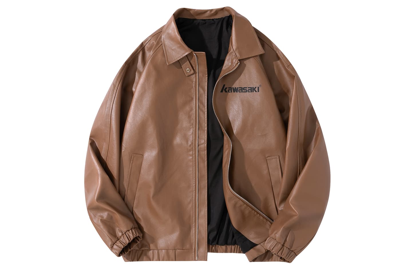 Kawasaki PU Leather Jacket