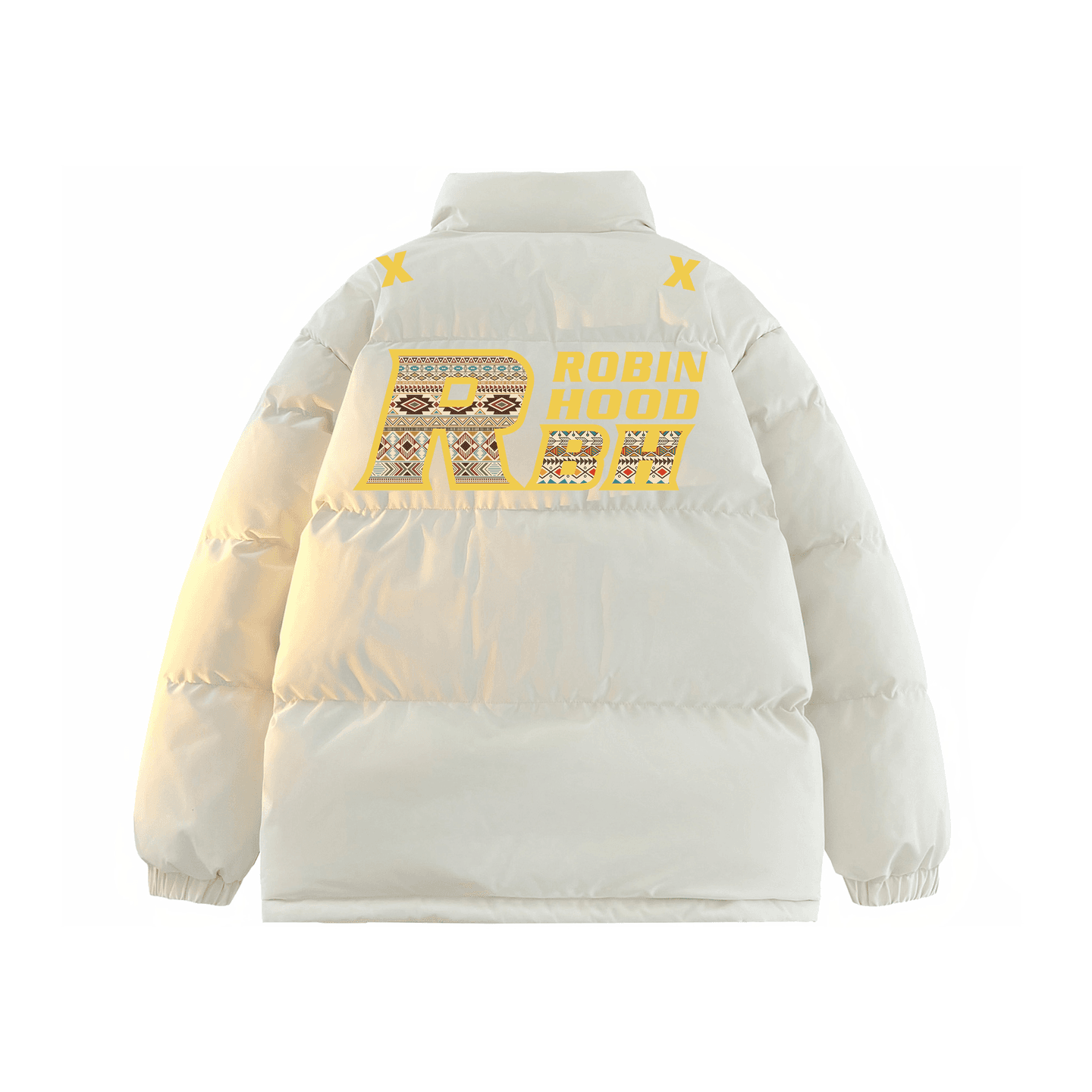 ROBINHOOD Thick Colorblock Down Jacket